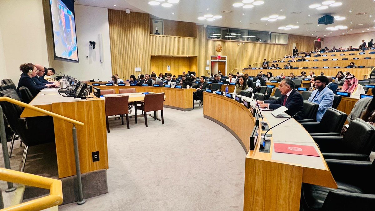 Taking part in the Global Roundtable on ICT Security Capacity Building, Amb Munir Akram supported the idea of establishing a permanent capacity building mechanism under the UN as well as a dedicated funding mechanism to support capacity building projects in developing countries.