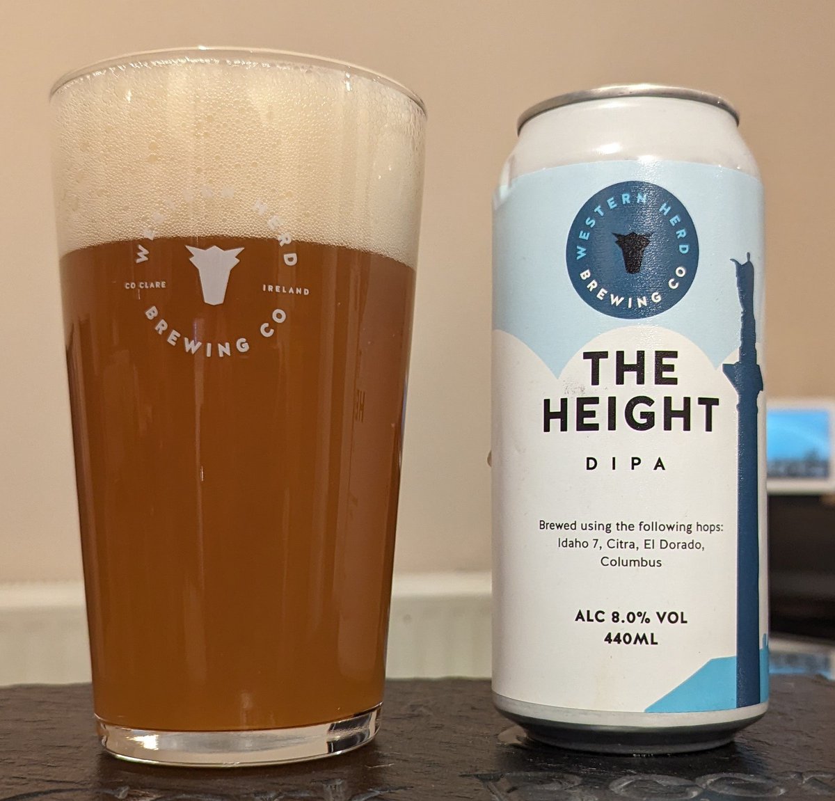 @WesternHerd The Height DIPA. I'll be never be able to pour like @BertSmedley. Cheers all.