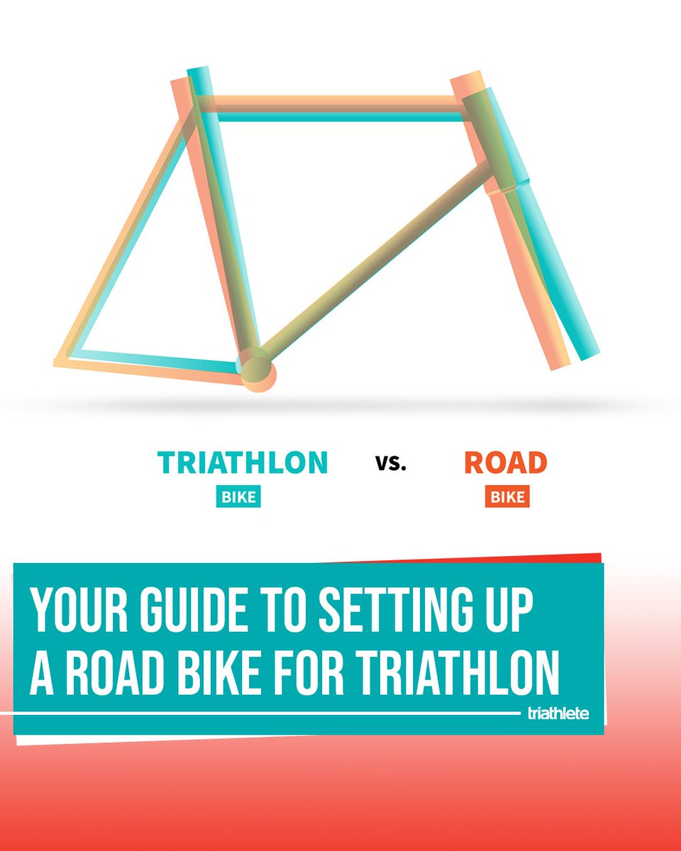 Since a dedicated tri bike might not be in every triathlete’s immediate future, we break down all the steps (and all the caveats) for using a road bike for tri ⤵️ 🚲: bit.ly/3QGfkSD