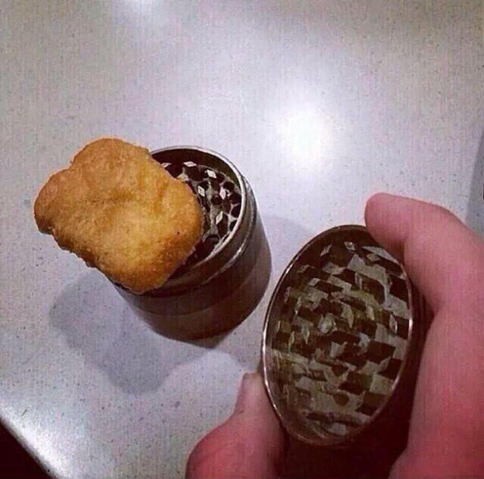 Just grinding up a lil nugg