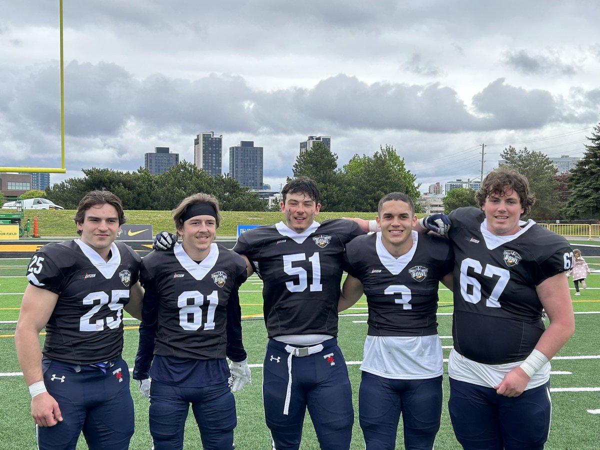 Congratulations to our East-West Bowl Fab Five. Our Blues helped the West win the day 16-1!