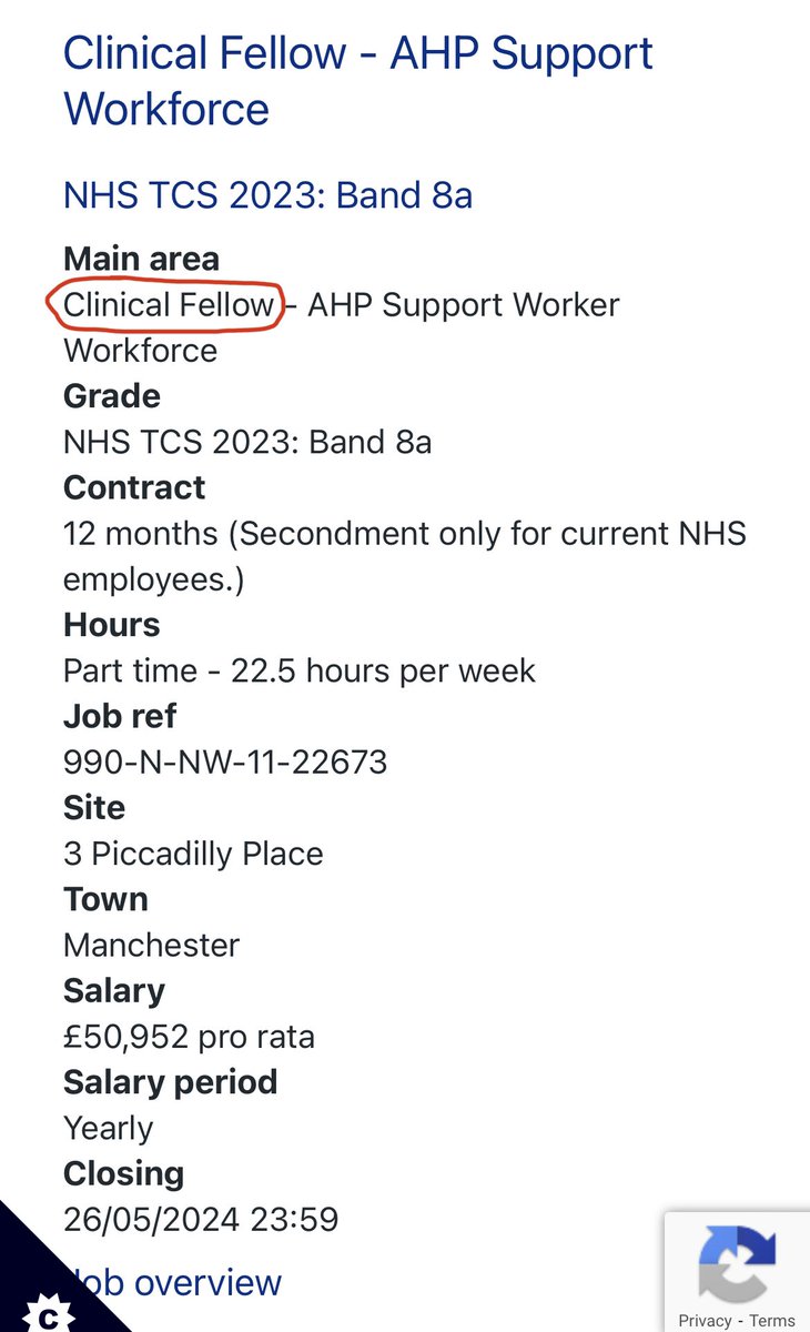 This is all intentional

Now @NHSEngland is advertising non-doctor jobs titled ‘Clinical Fellow’