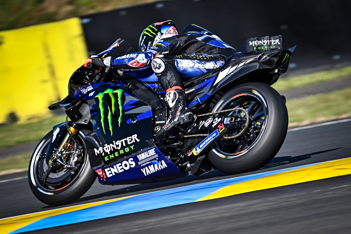 🇫🇷 @FabioQ20 Pushes On in Le Mans Sprint Full story 👉🏻 yamaha-racing.com/news/motogp/qu… #YamahaRacing | #MonsterYamaha | #MotoGP
