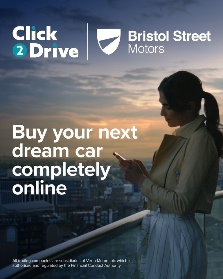 🖱 CLICK2DRIVE 🖱 The simple way to buy your next car. Completely online. 🚘 Thousands of vehicles to browse 💰 Flexible finance quotes 🤝 14 day money-back guarantee Find your next car >> bit.ly/3Rk1F4w #BristolStreetMotors #Click2Drive