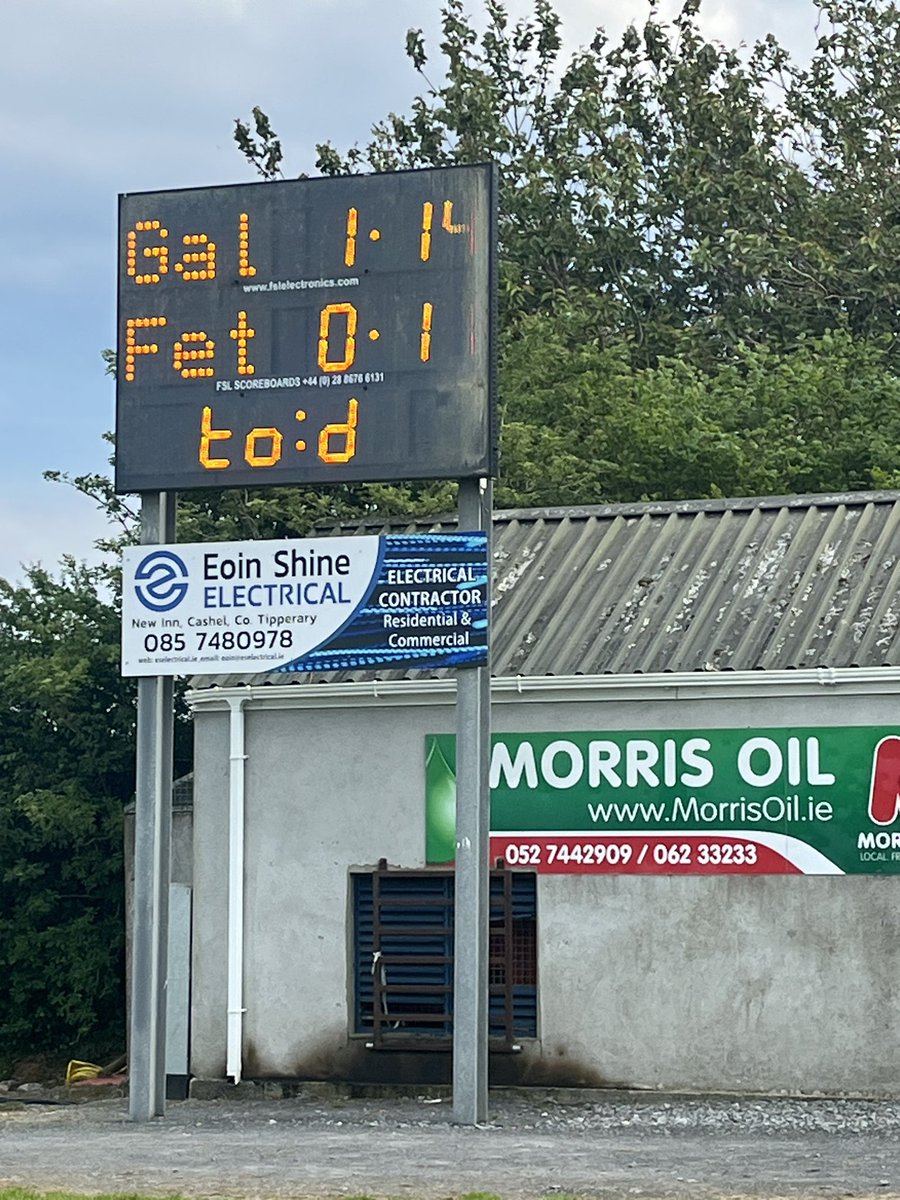 Congratulations to our John Kennedy Motors u-21 League Division 1 winners Galtee Rovers St Pecaun’s 🎙️ Full time Score Fethard 0-11 Galtee Rovers St Pecaun’s 1-14