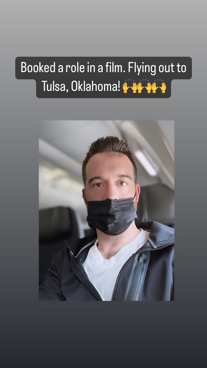 Booked a role in a film. Flying out to Tulsa, Oklahoma!! 🙌🙌🎥🎬 #actor #actors #actorslife #actorlife #film