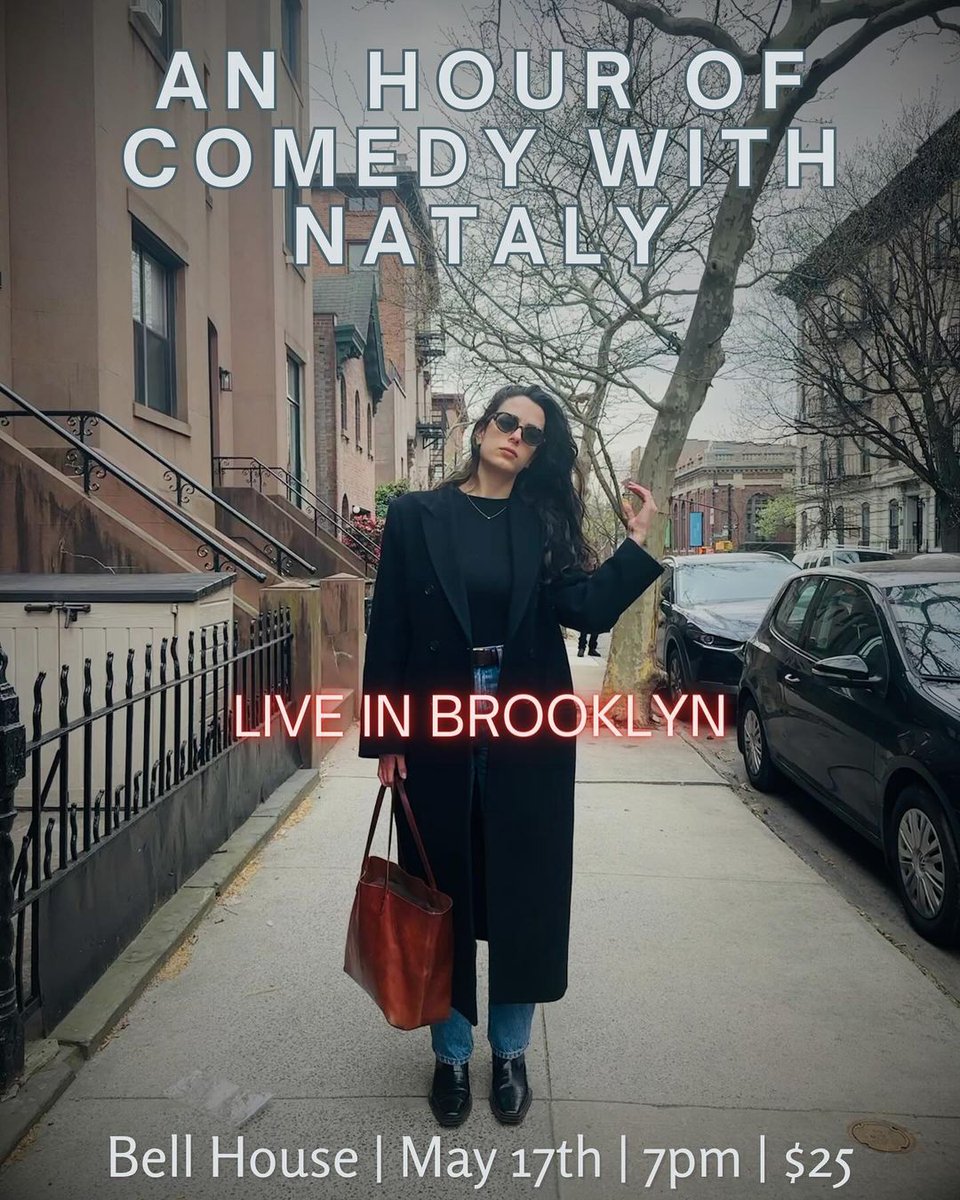 FRI 5/17: Writer, performer, and standup @natyourcolor headlines The Bell House! Featuring opening sets by @MohanadElshieky and @katieboylecomic! Low Ticket Warning! 🎟️: tinyurl.com/ytczvb62
