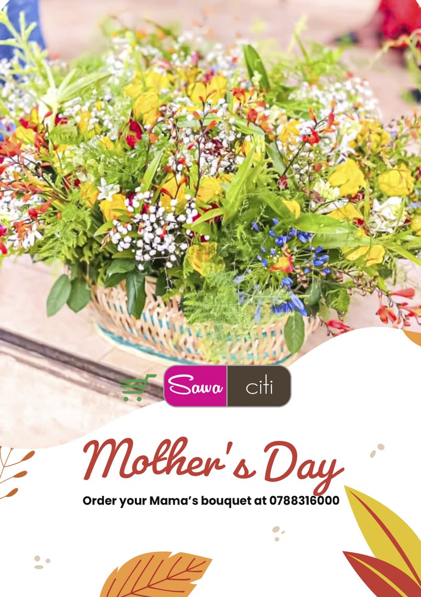 🌸 Treat mom to something special this #MothersDay! Swing by Sawa Citi Supermarket on Sunday, May 12, 2024, and pick up a beautiful bouquet of flowers to brighten her day! 🌷 #sawaeveryday #sawashopping #MothersDayGifts