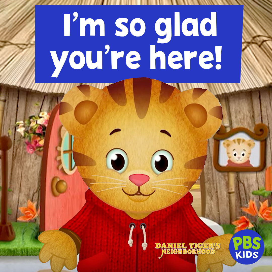 It’s always a beautiful day in the neighborhood when you come to visit! @danieltigertv
