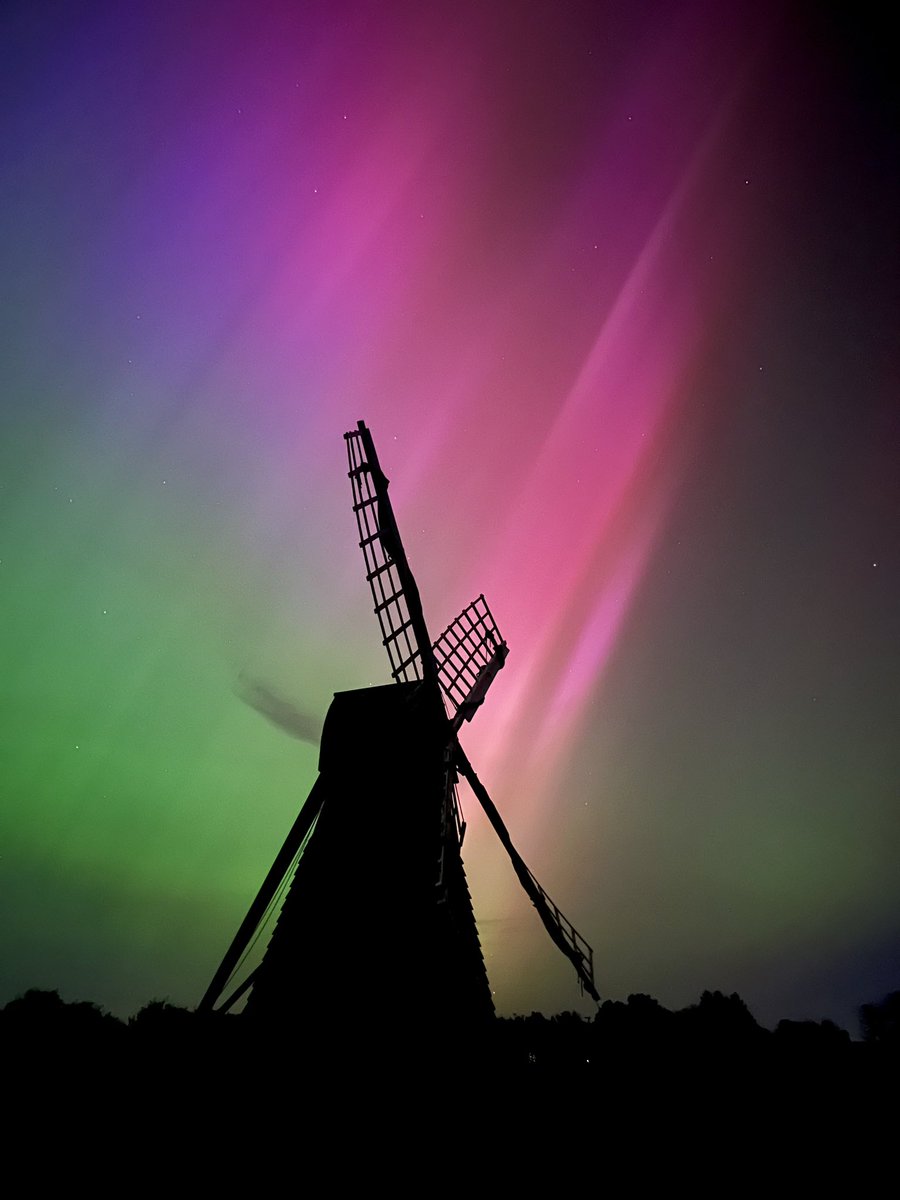 Great display of #aurora last night at Wicken fen, Cambridgeshire