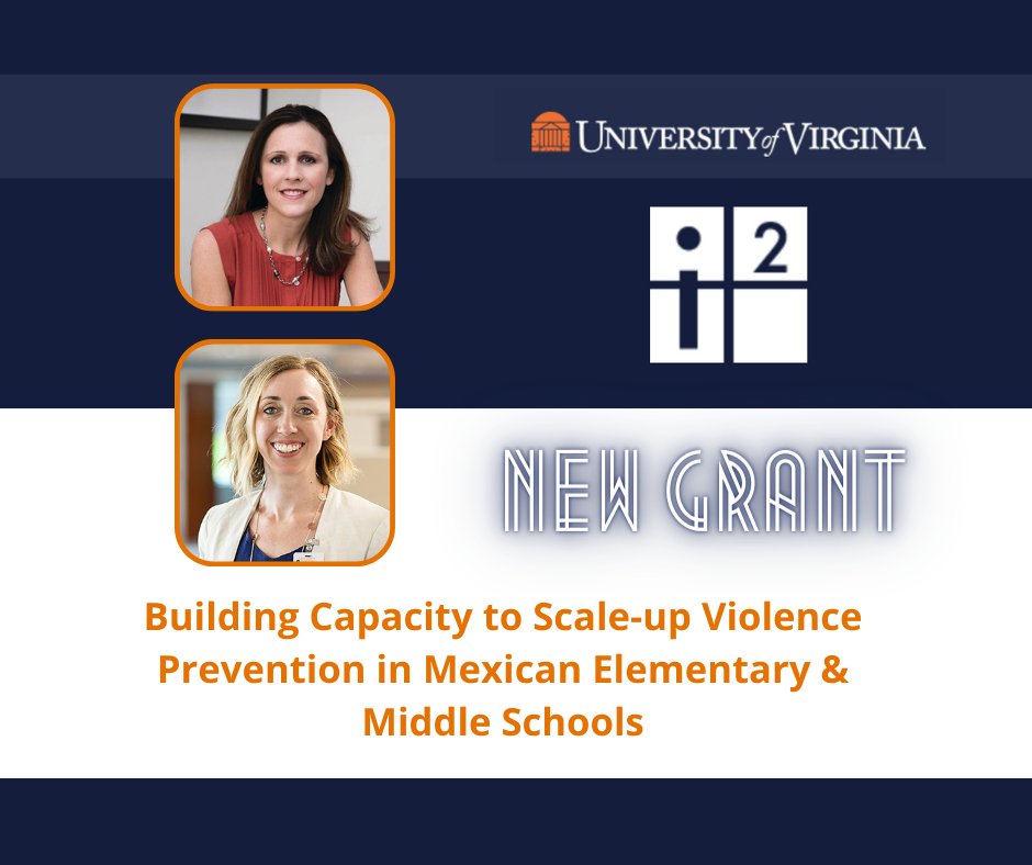 #Congrats to our Drs. Catherine Bradshaw, Amanda Nguyen & colleague on receiving a new #funding to conduct #SchoolViolence #prevention & #implementation #research #programming in #Mexican #schools! Learn more about the #project -> cgii.virginia.edu/building-capac…