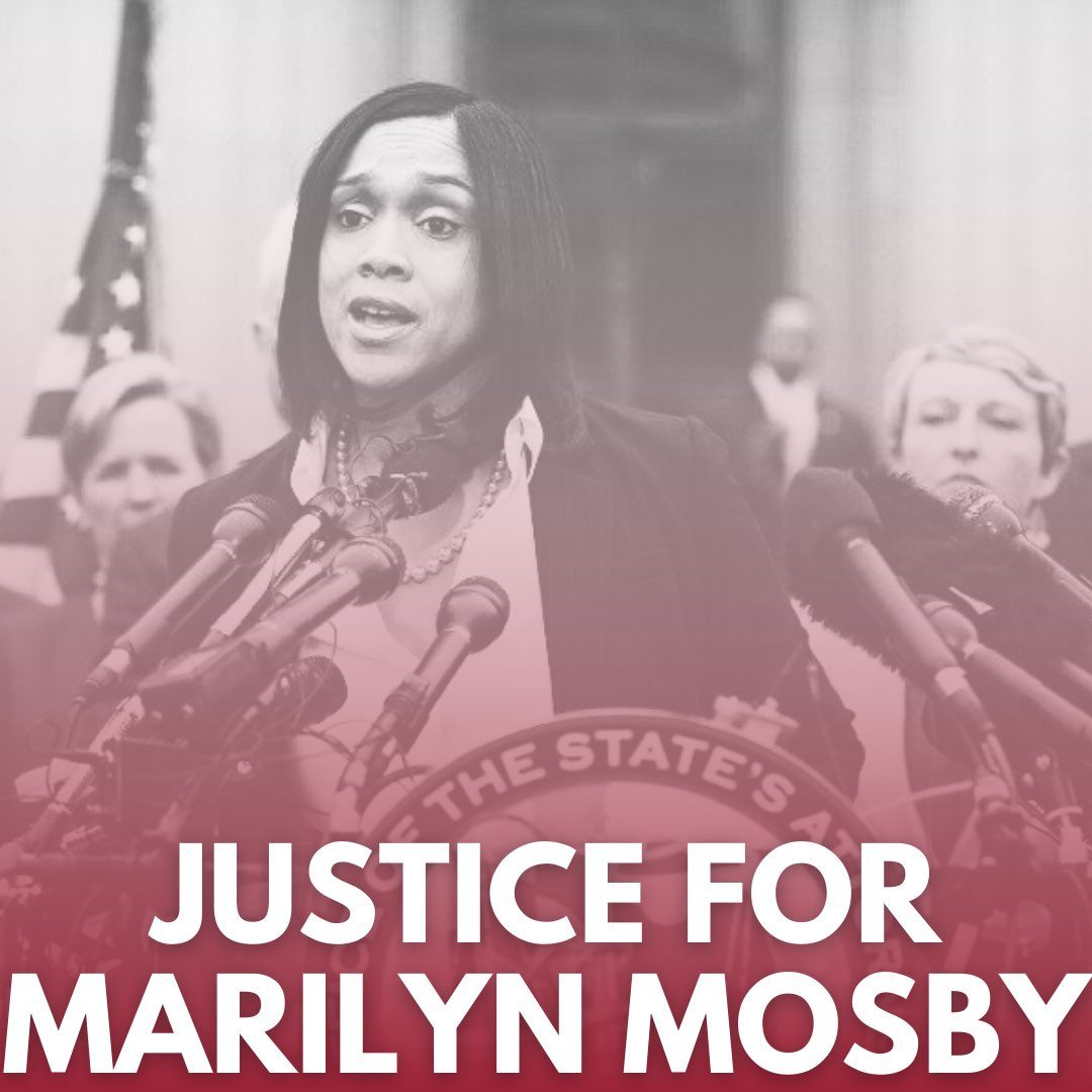Former Baltimore State AG Marilyn Mosby is facing 40 years in prison after being selectively prosecuted. 

Learn more and sign the petition in support of #JusticeForMarilynMosby now! UJC.Ink.to JusticeForMarilynMosby #supportmosby