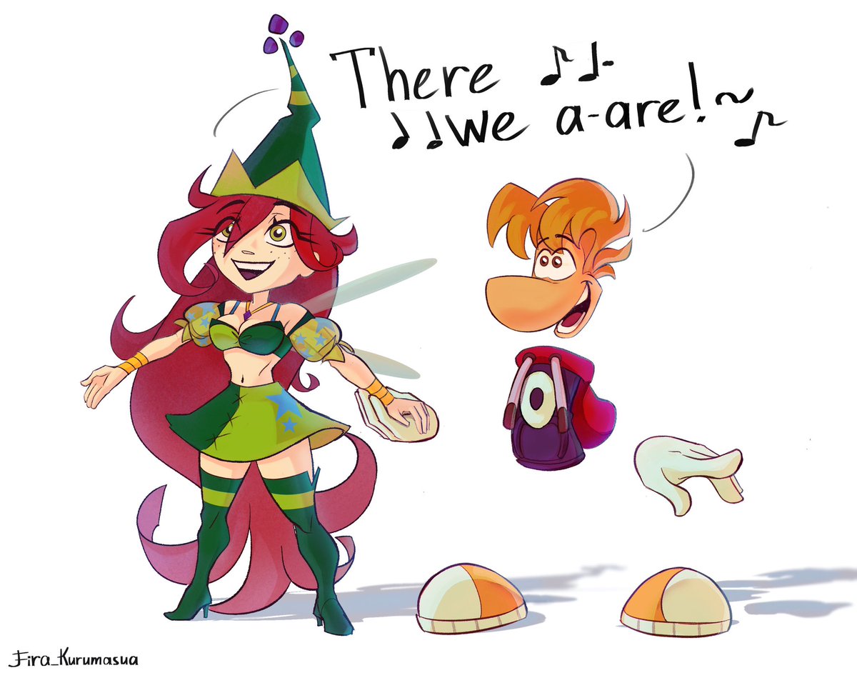 They are in a musical😄
#rayman