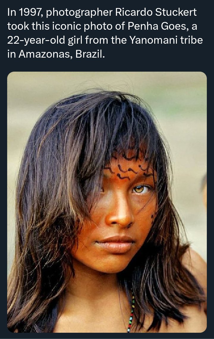 @TokaTakes Yanomami tribal girl BTW