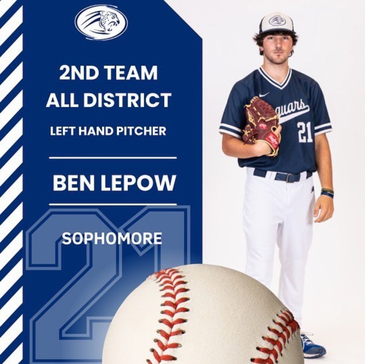 Grateful to receive a Second Team All-District selection. 
<a href="/EmeryBaseball/">Emery Jaguar Baseball</a> <a href="/CoachMacHTX/">Otis Mcalhany</a> <a href="/EricWoloson/">Eric Woloson</a> <a href="/OFFSEASON_BB/">Offseason Baseball</a>