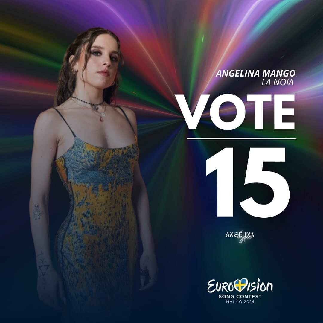 #AngelinaMango #nr15 #LaNoia #ESCita #ESC2024 #Eurovision2024 #Italy #OgaeItaly