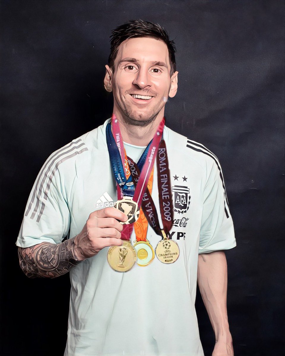 🎙'I don’t have to trade any of my medals for another. I’ve completed football'. 

~ Lionel Messi 🇦🇷