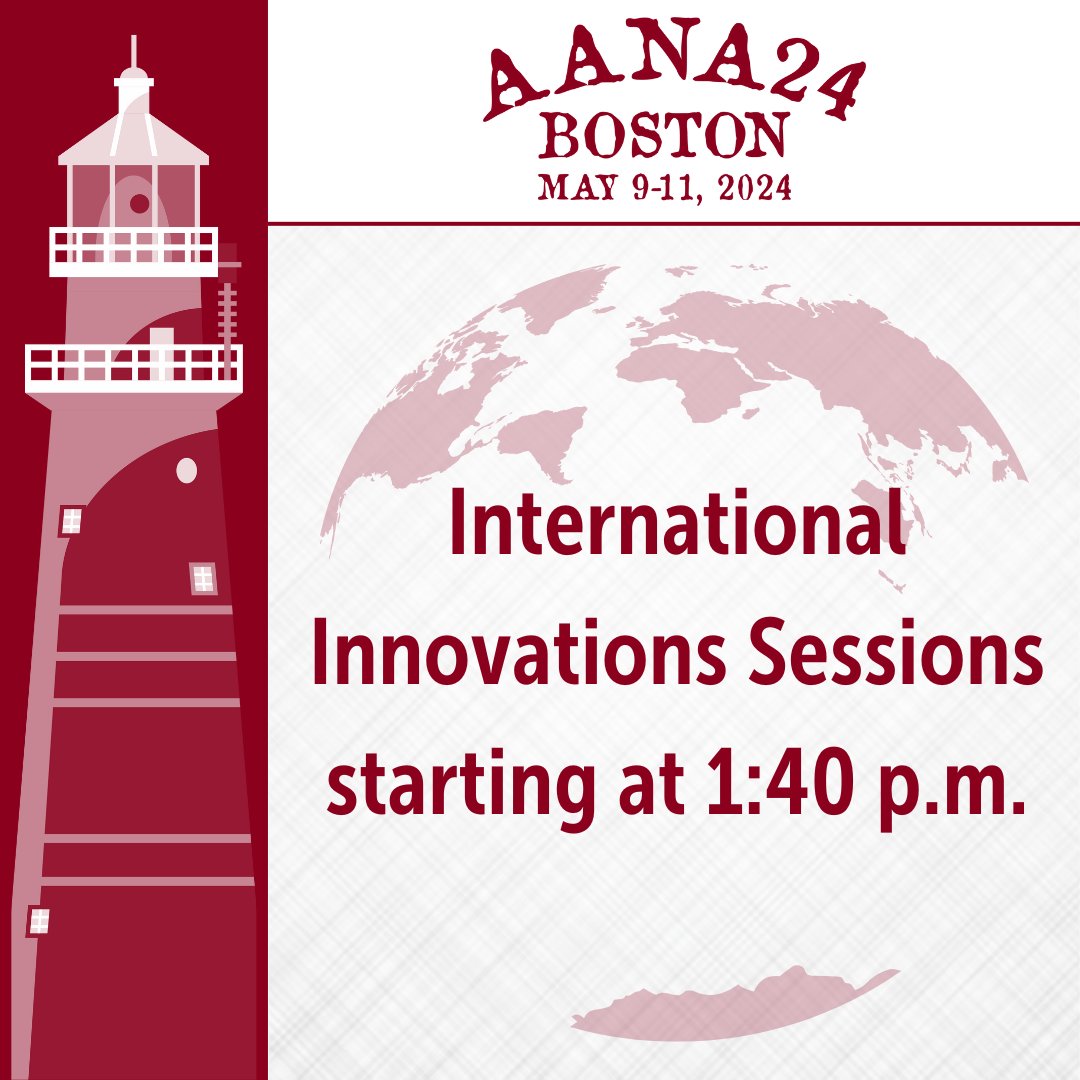 Join us for the International Innovations session on the Main Stage at 1:40 p.m. for International Pearls you won't want to miss!
