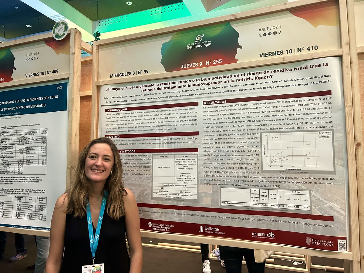 reuma_hub's tweet photo. Nos despedimos del 50 Congreso de la @SEReumatologia tras una intensa actividad , con la oportunidad de compartir ciencia y buenos momentos #SER24
Nos vamos con un gran balance de 18 pósteres, 5 participaciones en mesas y campeones del Reumatrivial. https://t.co/d0mu2wK7BQ