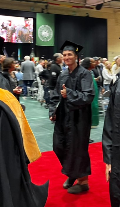 I graduated @HudsonValleyCC 35 years ago and began my next stages of life. 
Today I witnessed my nephew Noah cross the same stage as an HVCC graduate. 
I am excited to see what he accomplishes next! #GoVikings #HVCCgrads