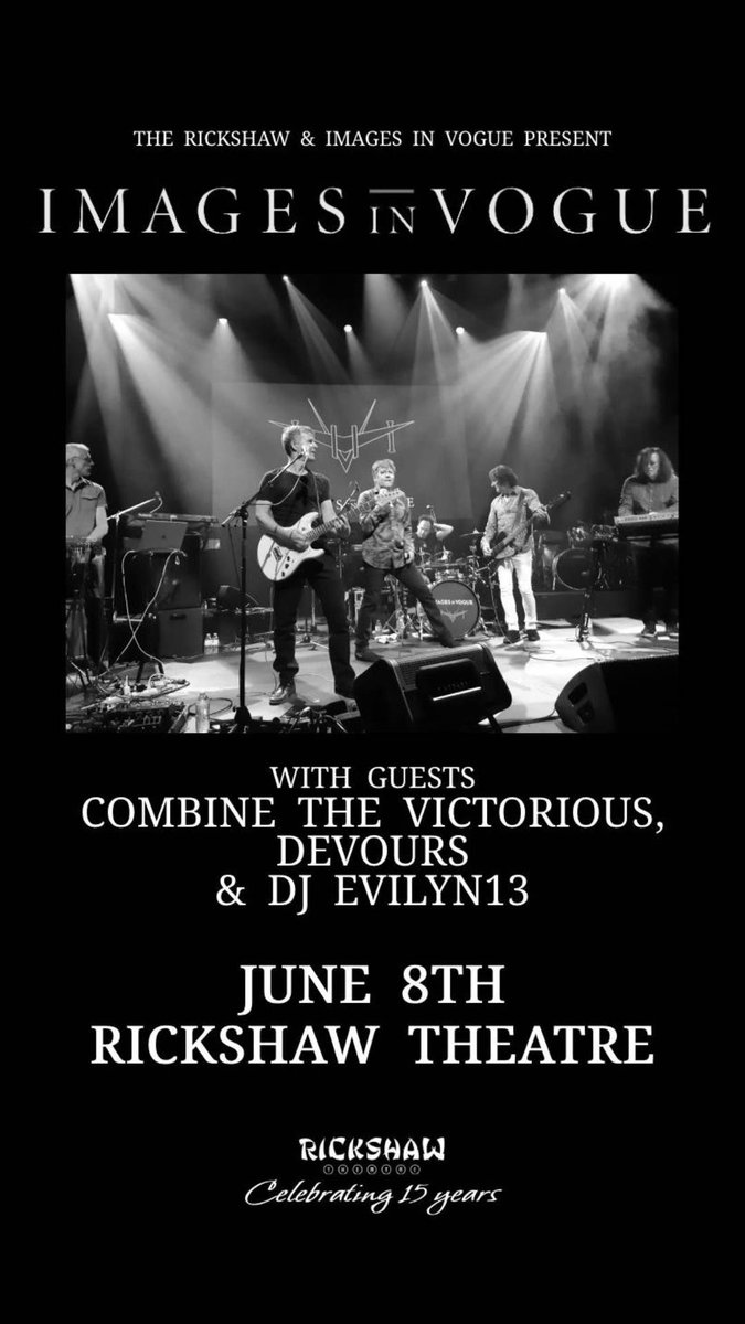 See you at the @RickshawTheatre June 8th !!