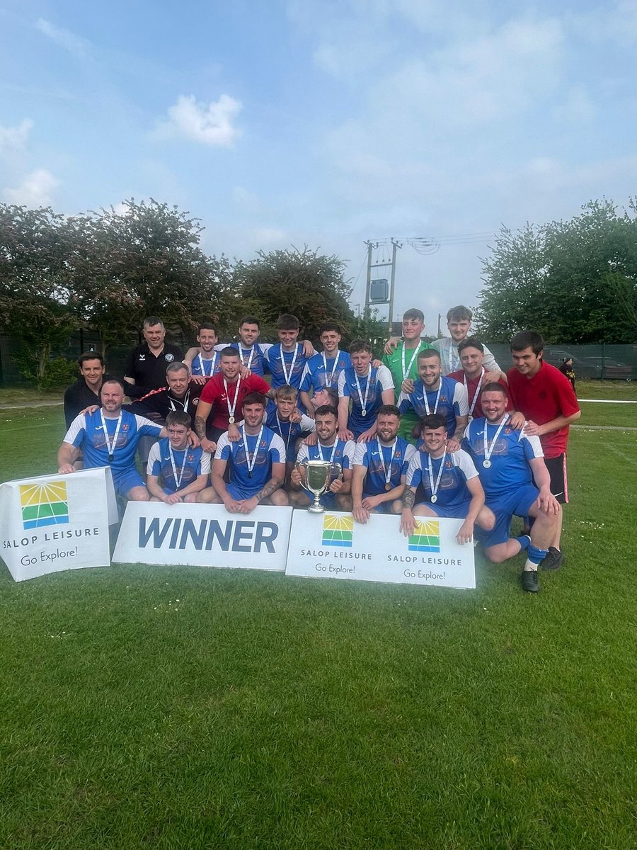 SalopLLeague's tweet photo. Congratulations to @LudlowFC who are crowned champions of the @SalopLeisure Premier Division 👏🏆 https://t.co/R0f4DNtcMA