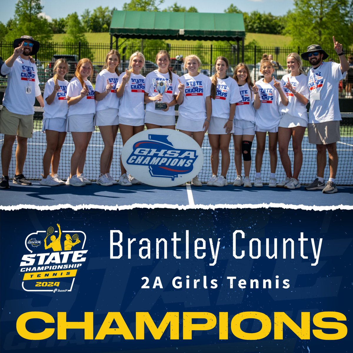 The Herons of <a href="/Heron_Athletics/">Brantley County Athletics</a> are flying back to Brantley Co. with the 2024 2A Girls Tennis 🏆🏆! Congratulations!