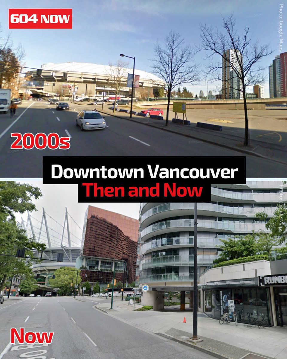 #Vancouver has changed so much in the last 20 years. 👀🏙️