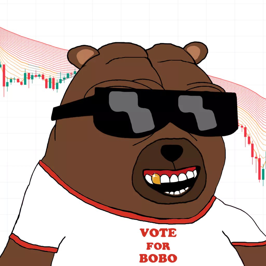 Time for another 🐻 giveaway. Giving away 4 $BOBO Council NFTs 1.) Like This Post 👈 2.) Reply ' $BOBO Billions are programmed. ' Winners will be announced at the Daily Close.