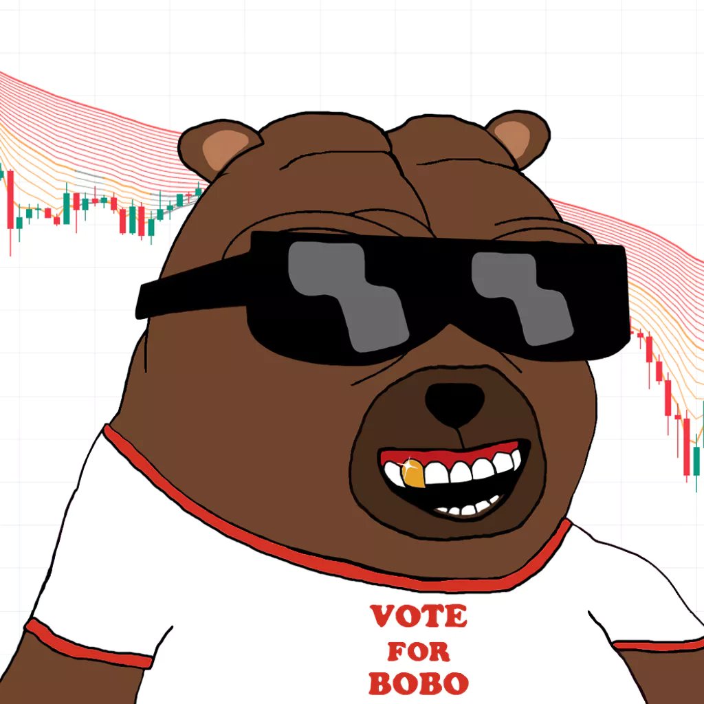 Time for another 🐻 giveaway. 
Giving away 4 $BOBO Council NFTs

1.) Like This Post 👈
2.) Reply " $BOBO Billions are programmed. "   

Winners will be announced at the Daily Close.
