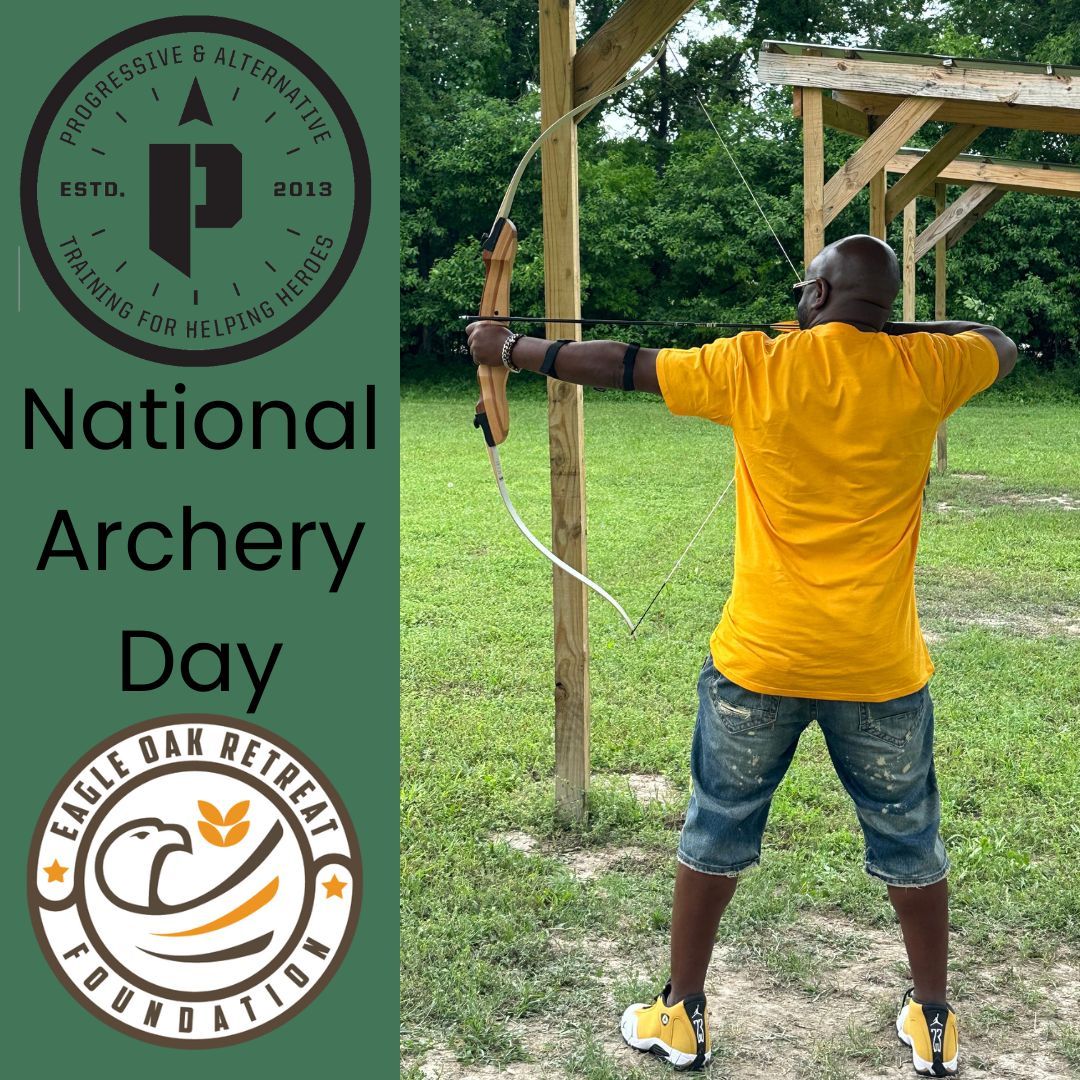Archery is an age-old Warrior tradition turned wellness practice in the late 1800s. At EOR we teach archery as a regulation practice and we are excited to celebrate National Archery Day. When was the last time you released an arrow?
#WarriorPATHH #Regulation #PTG