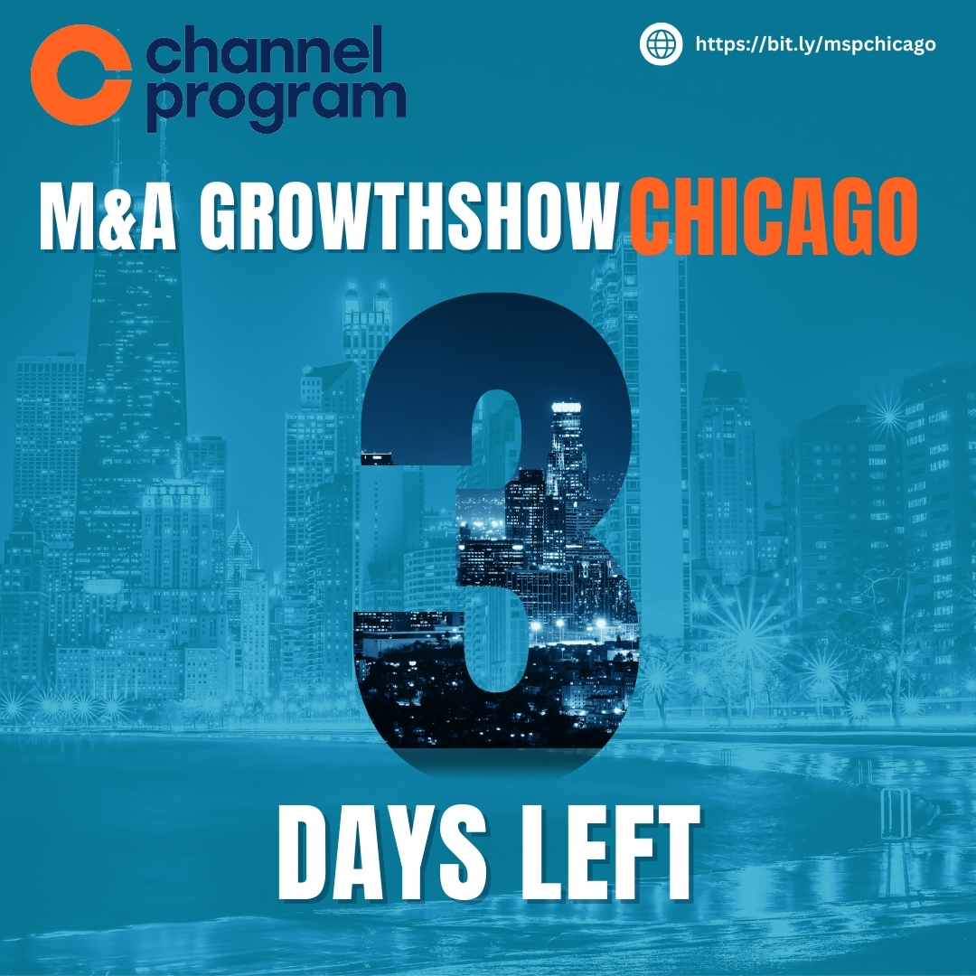 The countdown continues! Only 3 days left until the MSP M&A GrowthShow. Meet industry's top dealmakers, network strategically, and drive profitability in 2024. Reserve your spot now: ow.ly/sBoM50RxHrV #MSPLeadership #TechAcquisitions #Countdown