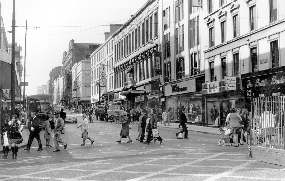 Sauchiehall St, From Renfield St looking west, c.1980