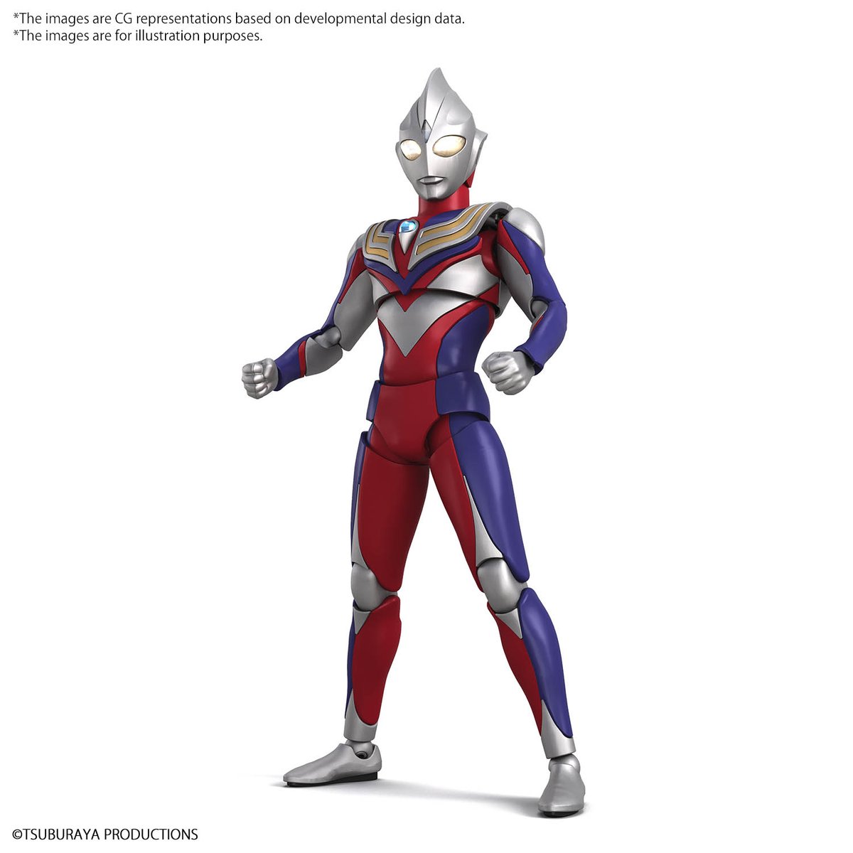 【SHIZUOKA HOBBY SHOW New Information Release】 Figure-rise Standard ULTRAMAN TIGA MULTI TYPE This is the first kit in the series without stickers! The gold on the chest and the clear part of the forehead are thoroughly reproduced in molded colors! #Ultraman #plasticmodelkit