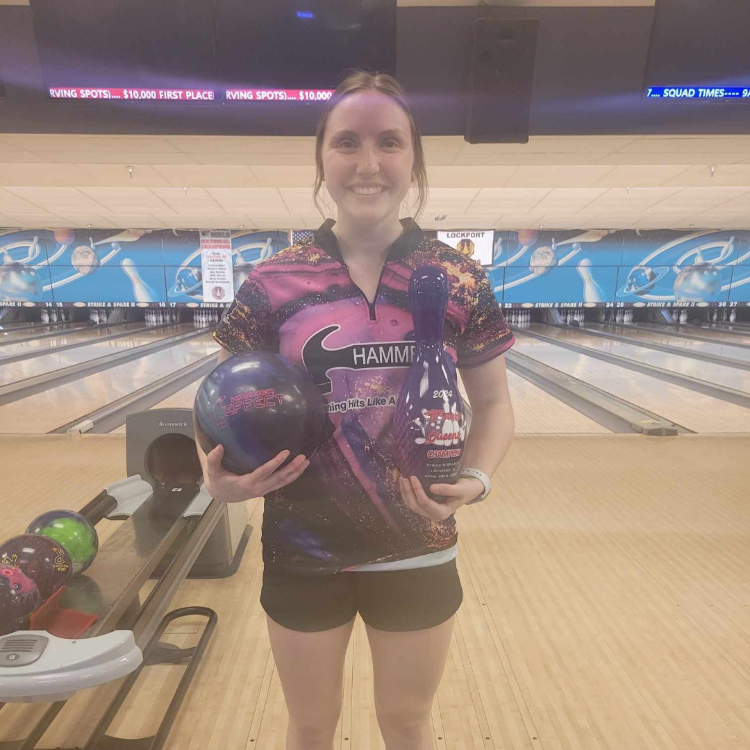 Congratulations to Emma Wrenn for winning the 2024 Illinois Queens! 🏆👑 #HammerBowling #HammerEffect #NothingHitsLikeAHammer 🔨