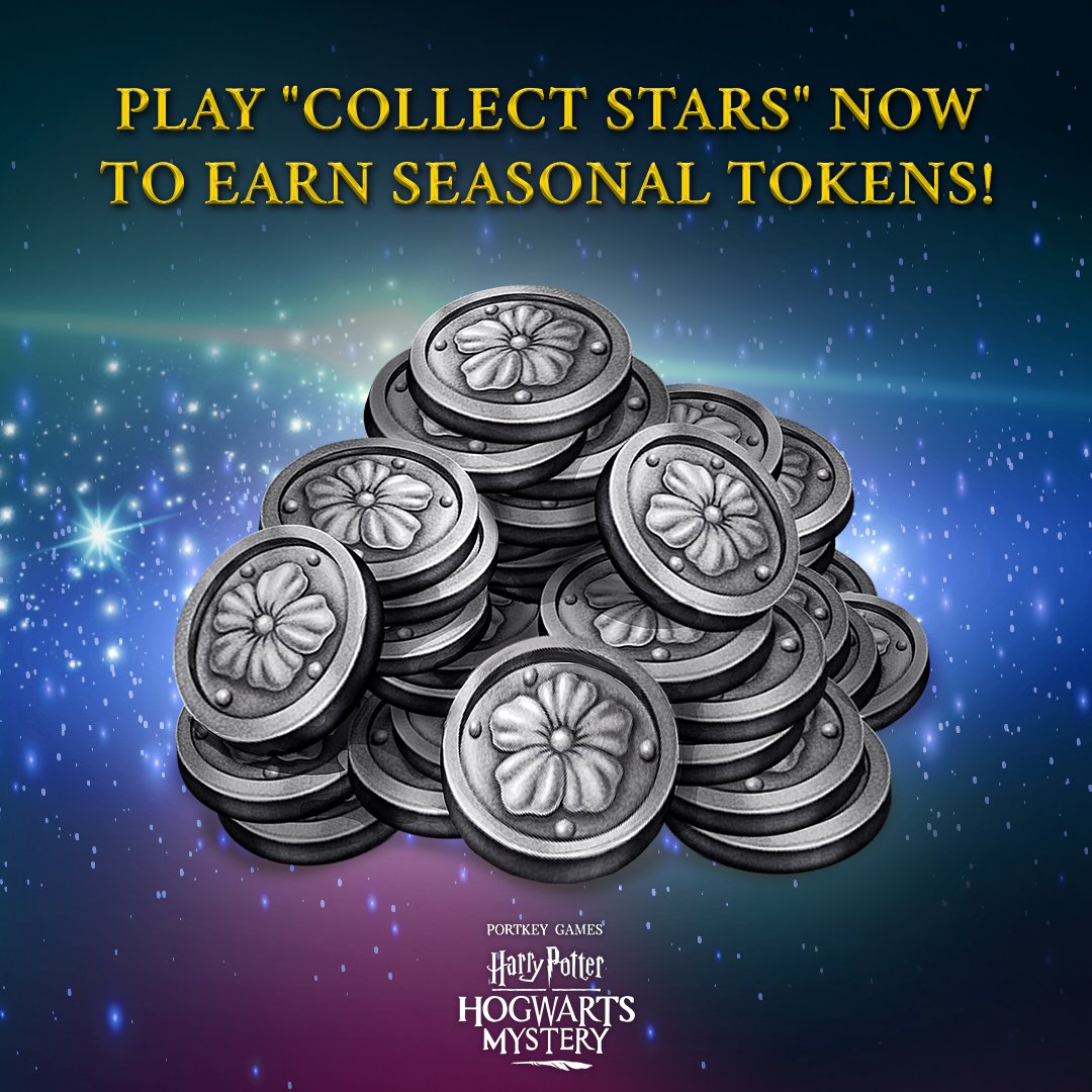 There's still time to earn rewards in our Seasonal Token Event! Play the current Collect Stars to get tokens for even more prizes before it's too late! bit.ly/Play-HPHM