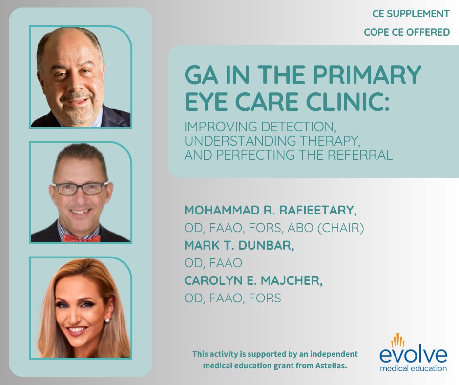 Drs. Rafieetary, Dunbar, and Majcher discuss geographic atrophy, including risk factors, the complement system, treatments, and the pipeline in this [NEW] supplement. bit.ly/43X0oEZ