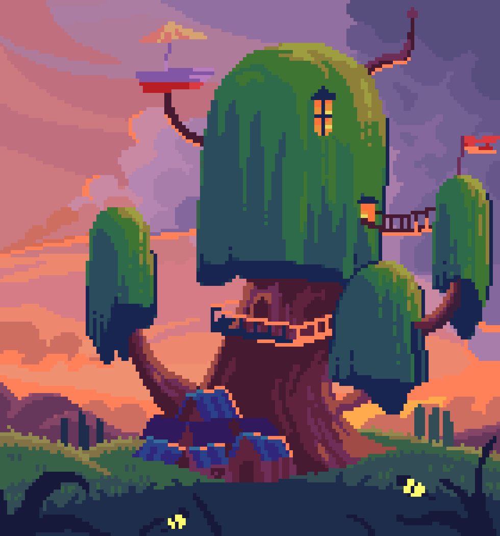 Adventure Time evini çizdim #pixelart