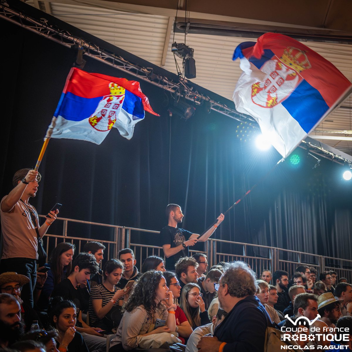 🤖It is already the end of the qualifying matches, we invite you to follow this eveningthe final of Eurobot,live at 8pm!
The robots from all over the world performed well during thematches, the final looks very promising!