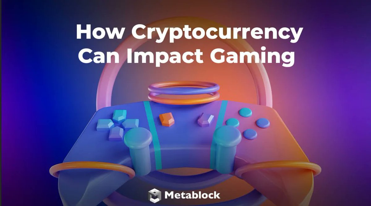 NFTs are revolutionizing gaming by enabling players to own unique digital items that are verified and secure through blockchain 👾 #NFTGaming #TechTrend

blog.metablock.co/how-cryptocurr…