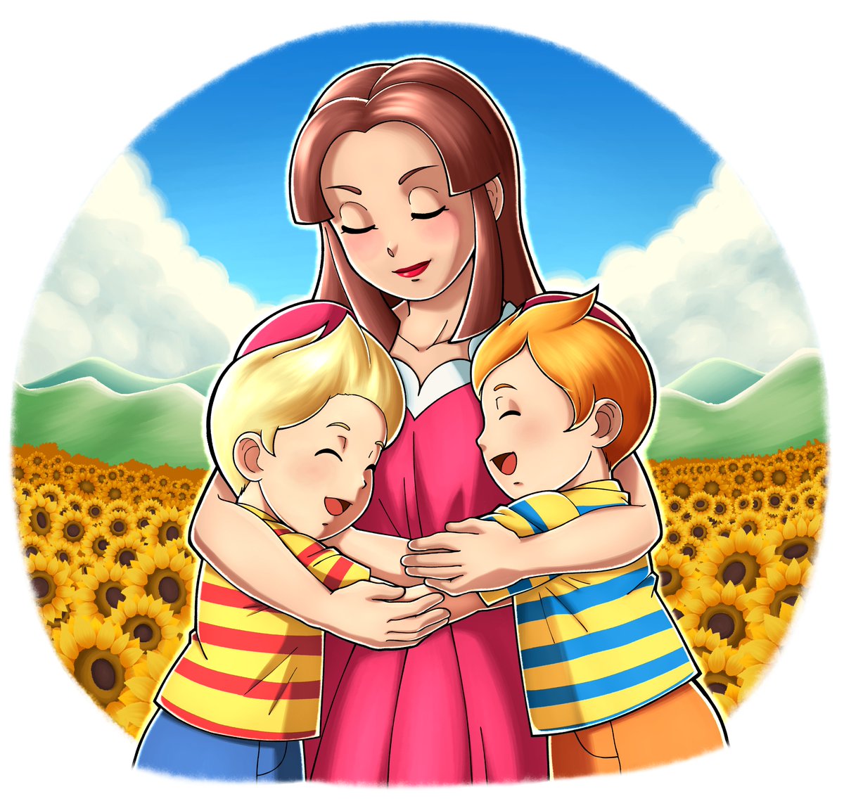 🌻Sunflowers and Mom 🌻 a small tribute to Mother 3 for Mother's