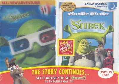 On this day, 20 years ago, DreamWorks released Shrek 4-D on DVD as Shrek 3D, which came bundled with a DVD of the first Shrek (May 11th, 2004) 🕶️💿