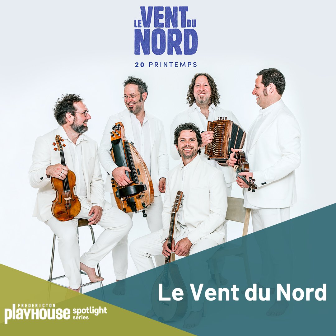 Tonight at the Playhouse: @leventdunord are bringing their high energy, foot stomping trad performance! They hit the stage at 7:30. Shout out to our partner on this concert, @CCSAFred.