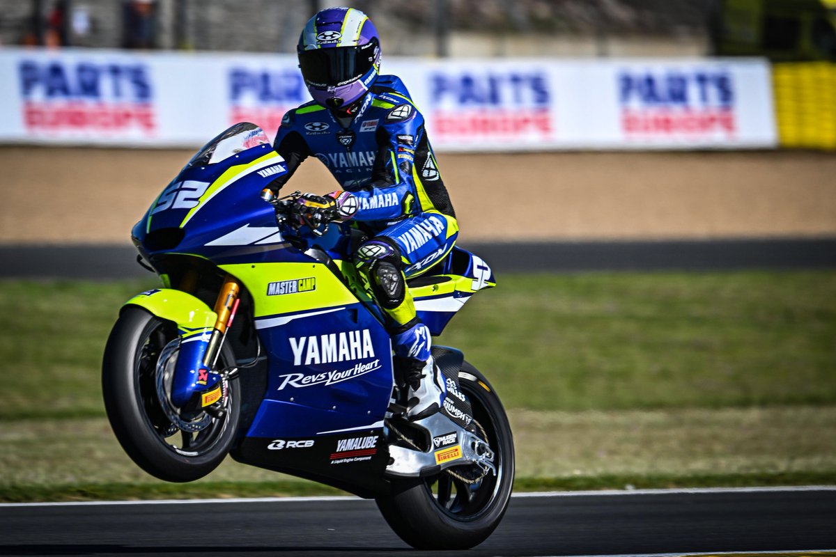 🇫🇷 Alcoba and Sasaki Show Improvement at Le Mans Saturday Read more 👉🏻 yamaha-racing.com/news/motogp/al… #YamahaRacing | #Moto2 | #FrenchGP