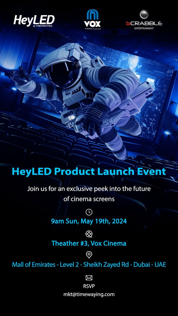 rahool360's tweet photo. Inbetween a LED cinema revolution might be on the horizon. A Chinese based LED brand called @HeyLEDCinema might have signed a deal with VOX cinemas. Most probably it will be cheaper than #ONYX LED provided by Samsung, so chances of more chains adopting is high. https://t.co/bMqMzsRAhk