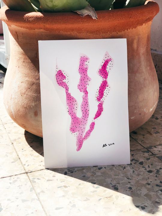 Art of the Day: 'Pink Coral'. Buy at: ArtPal.com/annasavart?i=2…