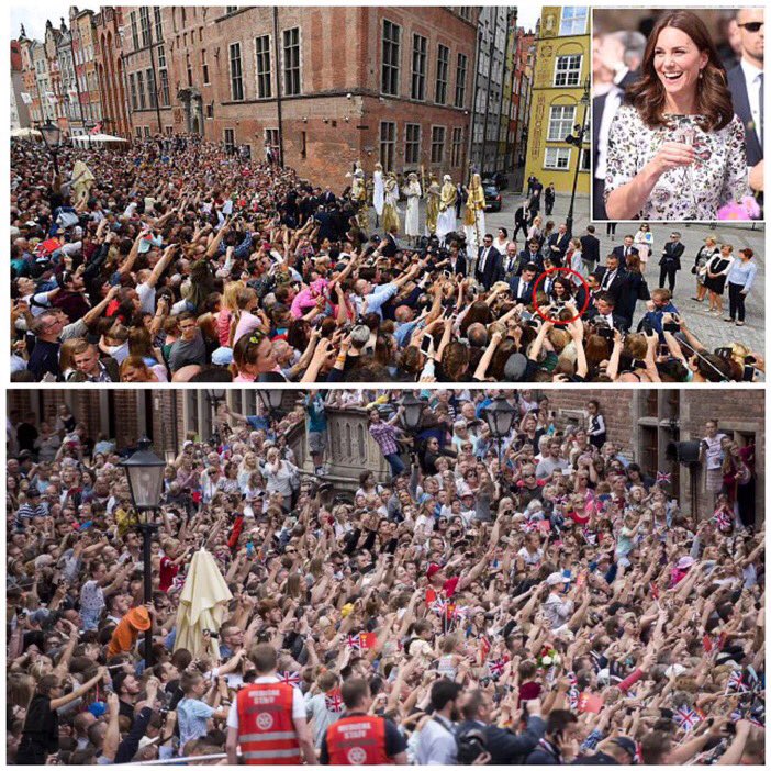 The Princess of Wales is a superstar Royal and Meghan Markle could only wish to receive this actual Rockstar welcome

Catherine being mobbed by a crowd and not just 10 Sussex Squad loonies at an organised event 😂 

The MSM love to gaslight us

#PrincessofWales #PrincessCatherine