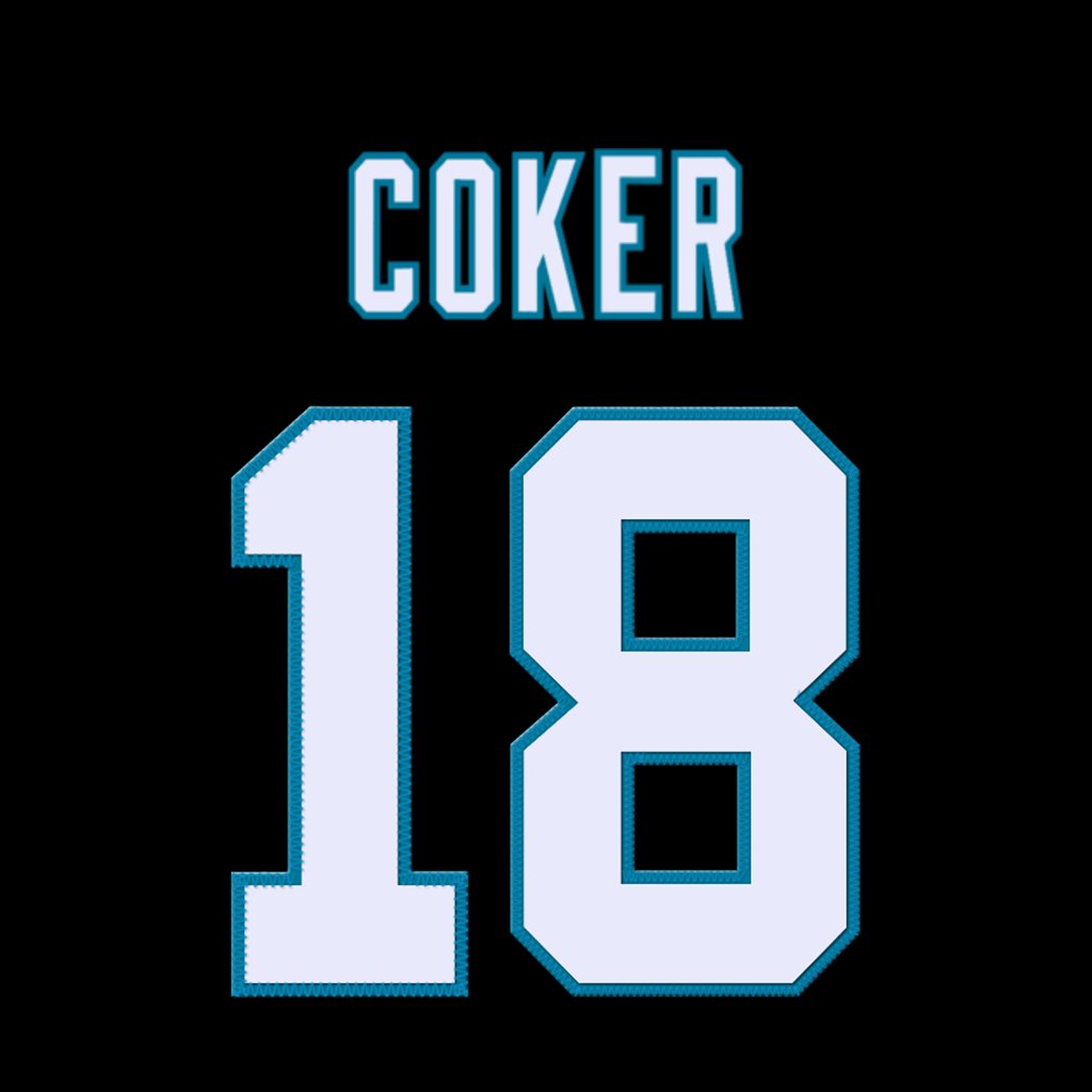 Carolina Panthers WR Jalen Coker (@jalencoker) is wearing number 18. Last assigned to Jalen Camp. #KeepPounding