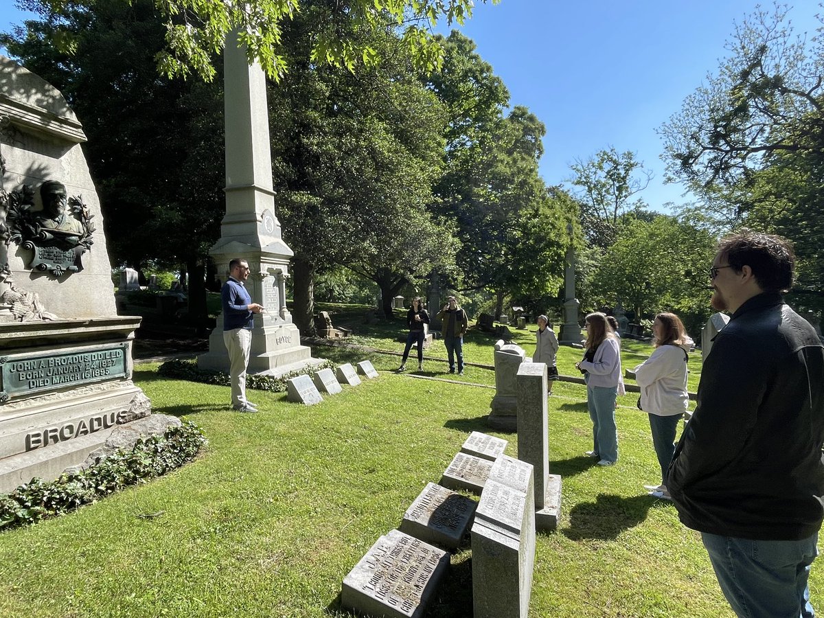 A blessing to get to lead another SBTS history tour at Cave Hill! Love telling the stories and remembering those who have gone before us. It was a gorgeous day too!