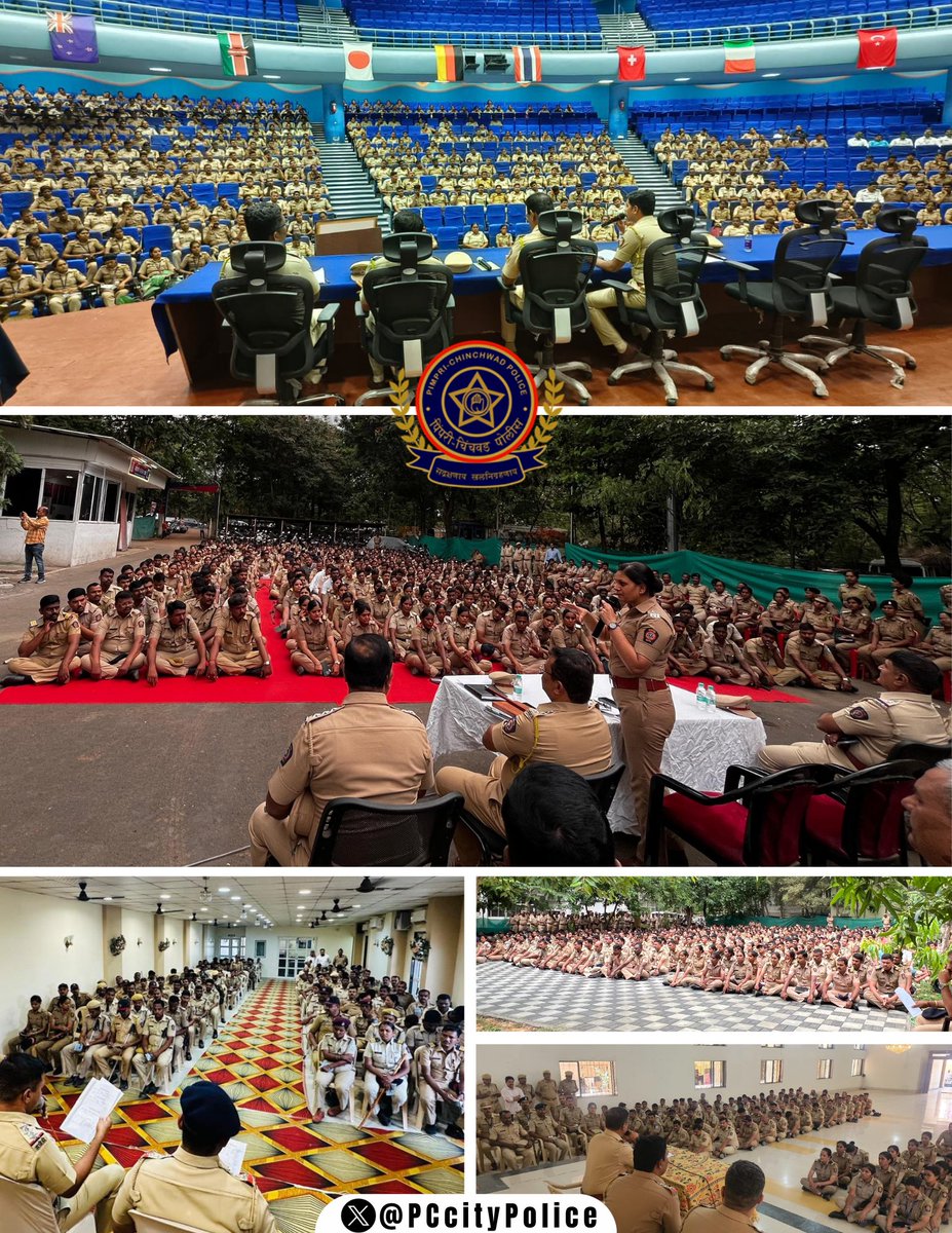 #LokSabhaElections2024 निवडणुकीचे ब्रीफिंग आणि तयारी पूर्ण ..!

As you look forward to exercise your franchise on Monday, our teams have been preparing for their assigned tasks behind the scenes.

We, at #PimpriChinchwadPolice look forward to your support and co-operation on the